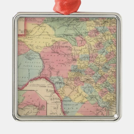 Texas 7 ornament aus metall (Vorne)