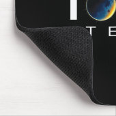 Texas 8. April Total Solar Eclipse 2024 Mousepad (Ecke)