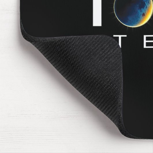 Texas 8. April Total Solar Eclipse 2024 Mousepad (Ecke)