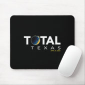 Texas 8. April Total Solar Eclipse 2024 Mousepad (Mit Mouse)