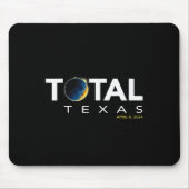 Texas 8. April Total Solar Eclipse 2024 Mousepad (Vorne)