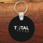 Texas 8. April Total Solar Eclipse 2024 Schlüsselanhänger (Vorderseite)