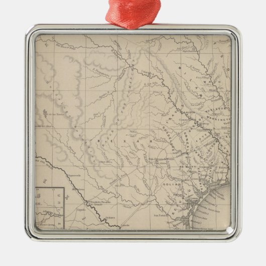 Texas 8 ornament aus metall (Vorne)