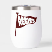 Texas A&M Aggies Weintumbler (Vorderseite)