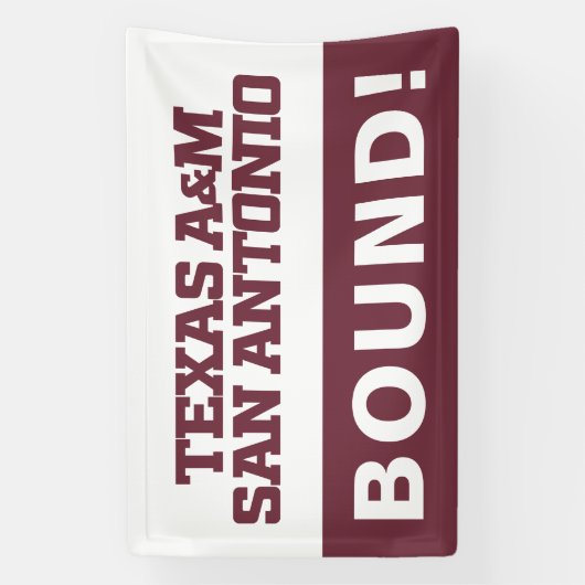 Texas A&M San Antonio Banner (Vertikal)