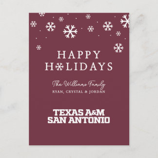Texas A&M San Antonio Feiertagspostkarte
