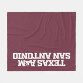 Texas A&M San Antonio Fleecedecke (Vorderseite (Horizontal))