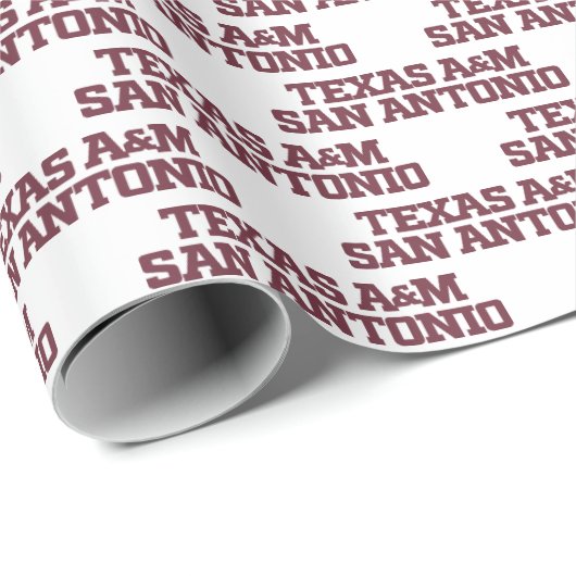 Texas A&M San Antonio Geschenkpapier (Rolleneckpunkt)