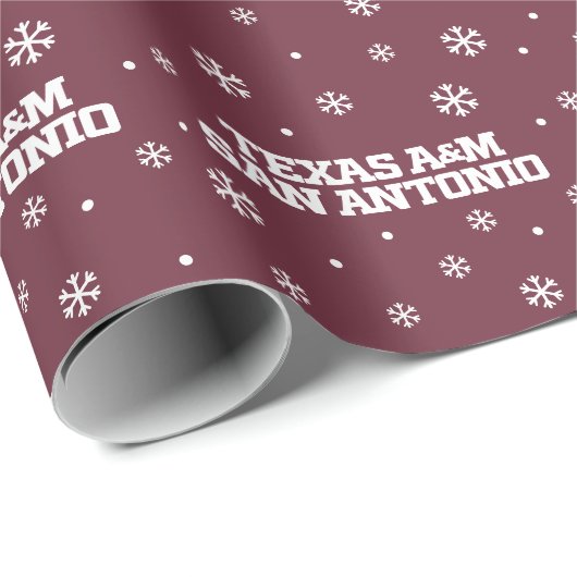 Texas A&M San Antonio Geschenkpapier (Rolleneckpunkt)