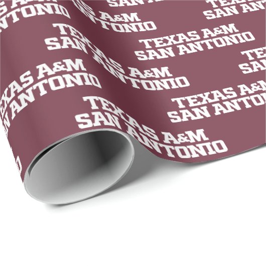 Texas A&M San Antonio Geschenkpapier (Rolleneckpunkt)