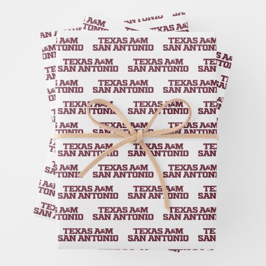 Texas A&M San Antonio Geschenkpapier Set (Beispiel)