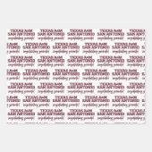 Texas A&M San Antonio Geschenkpapier Set (Vorderseite 2)