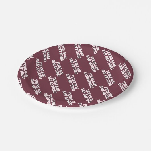 Texas A&M San Antonio Pappteller (Schrägansicht)
