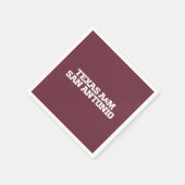 Texas A&M San Antonio Serviette (Ecke)