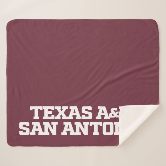 Texas A&M San Antonio Sherpadecke (Vorderseite (Horizontal))