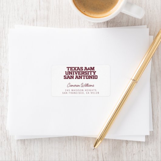 Texas A&M University - San Antonio Adressaufkleber (Insitu)
