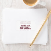 Texas A&M University - San Antonio Adressaufkleber (Insitu)