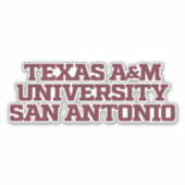 Texas A&M University - San Antonio Aufkleber (Vorderseite)