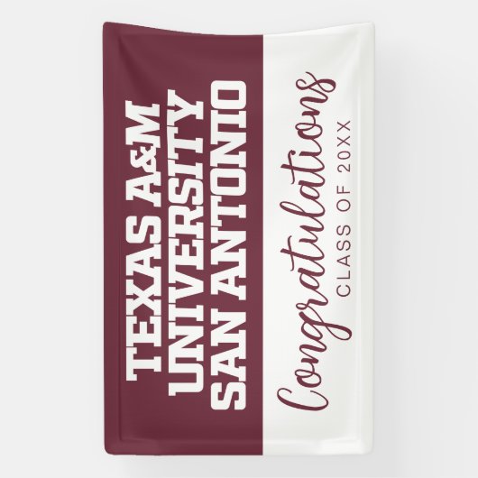 Texas A&M University - San Antonio Banner (Vertikal)