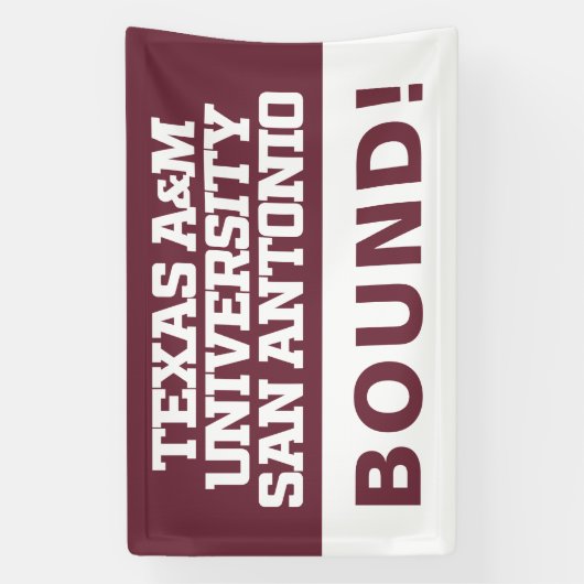 Texas A&M University - San Antonio Banner (Vertikal)
