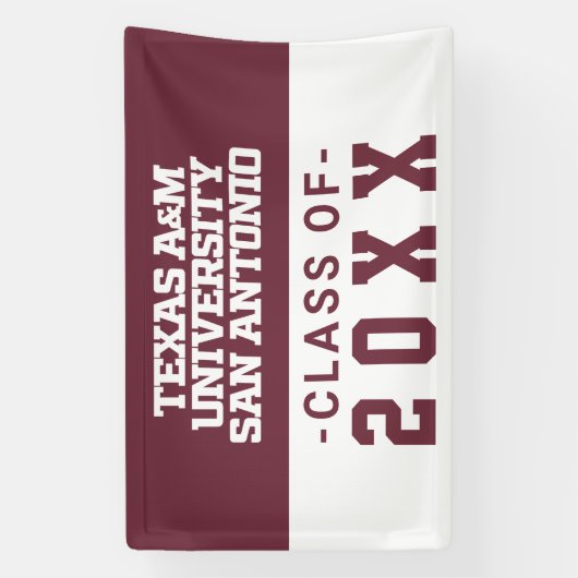 Texas A&M University - San Antonio Banner (Vertikal)