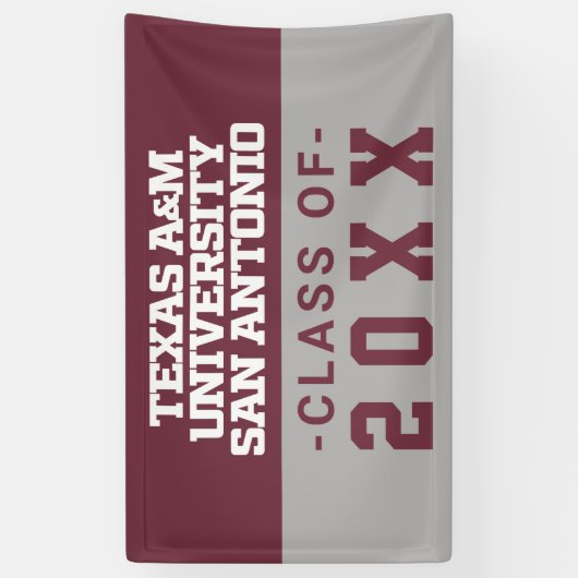 Texas A&M University - San Antonio Banner (Vertikal)
