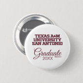 Texas A&M University - San Antonio Button (Vorne & Hinten)