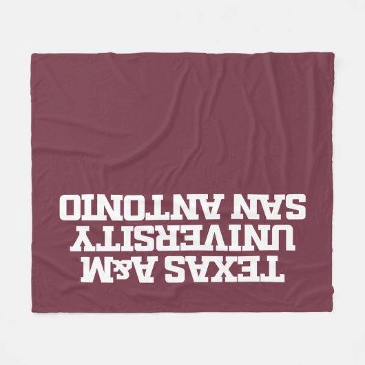 Texas A&M University - San Antonio Fleecedecke (Vorderseite (Horizontal))