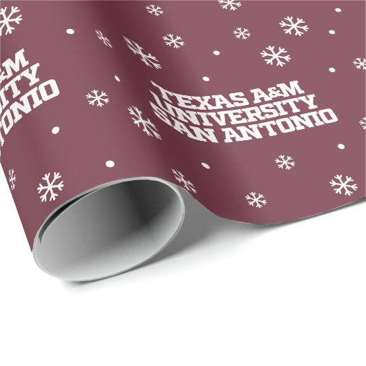 Texas A&M University - San Antonio Geschenkpapier (Rolleneckpunkt)
