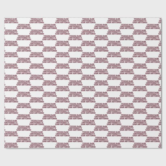Texas A&M University - San Antonio Geschenkpapier (Flach)