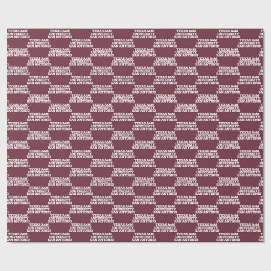 Texas A&M University - San Antonio Geschenkpapier (Flach)