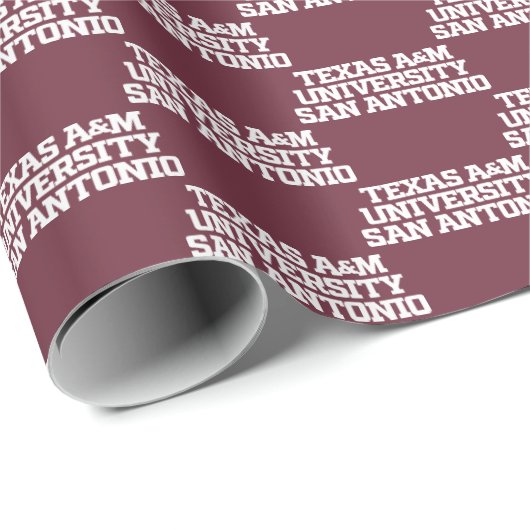 Texas A&M University - San Antonio Geschenkpapier (Rolleneckpunkt)