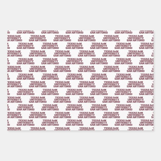 Texas A&M University - San Antonio Geschenkpapier Set (Vorderseite 2)
