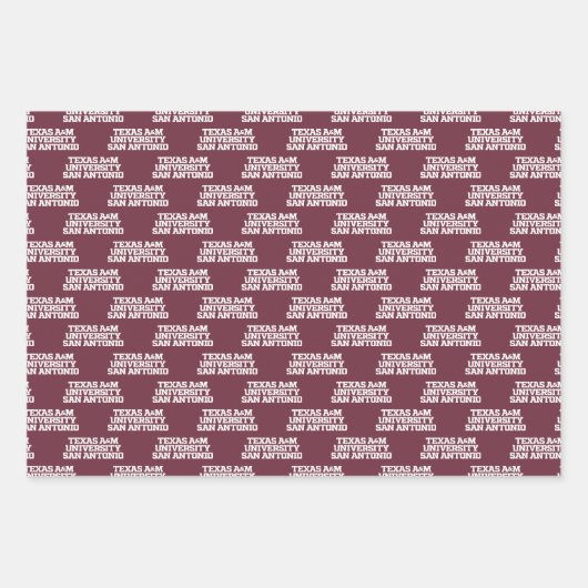 Texas A&M University - San Antonio Geschenkpapier Set (Vorderseite 2)