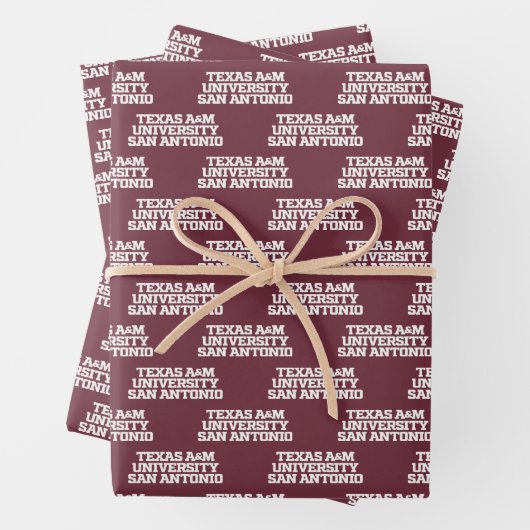 Texas A&M University - San Antonio Geschenkpapier Set (Beispiel)