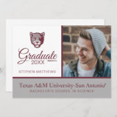 Texas A&M University - San Antonio | Jaguars Einladung (Vorne/Hinten)
