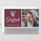 Texas A&M University - San Antonio | Jaguars Einladung (Vorne/Hinten)