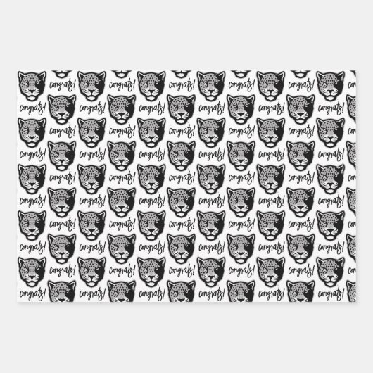 Texas A&M University - San Antonio | Jaguars Geschenkpapier Set (Vorderseite)