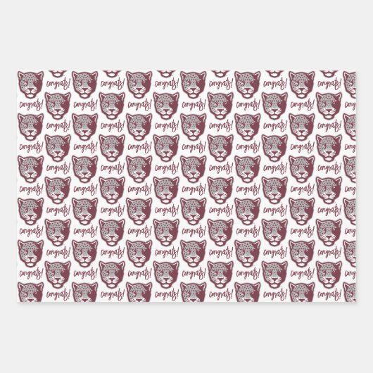 Texas A&M University - San Antonio | Jaguars Geschenkpapier Set (Vorderseite 2)