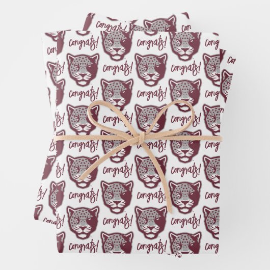 Texas A&M University - San Antonio | Jaguars Geschenkpapier Set (Beispiel)