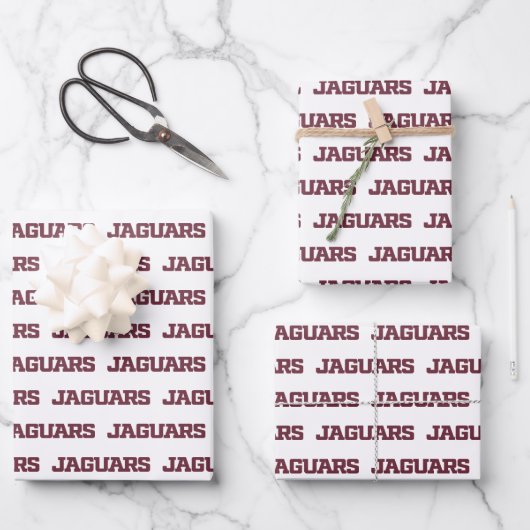 Texas A&M University - San Antonio Jaguars Geschenkpapier Set (Vorderseite)