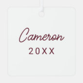 Texas A&M University - San Antonio | Jaguars Ornament Aus Metall (Rückseite)