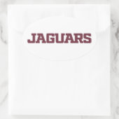 Texas A&M University - San Antonio Jaguars Ovaler Aufkleber (Tasche)