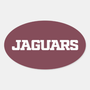 Texas A&M University - San Antonio Jaguars Ovaler Aufkleber