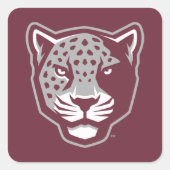 Texas A&M University - San Antonio | Jaguars Quadratischer Aufkleber (Vorderseite)