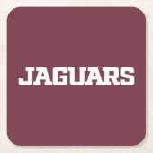 Texas A&M University - San Antonio Jaguars Rechteckiger Pappuntersetzer (Vorderseite)