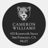 Texas A&M University - San Antonio | Jaguars Runder Aufkleber (Vorderseite)