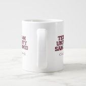 Texas A&M University - San Antonio Jumbo-Tasse (Rückseite)