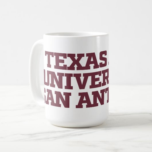 Texas A&M University - San Antonio Kaffeetasse (Vorderseite Links)
