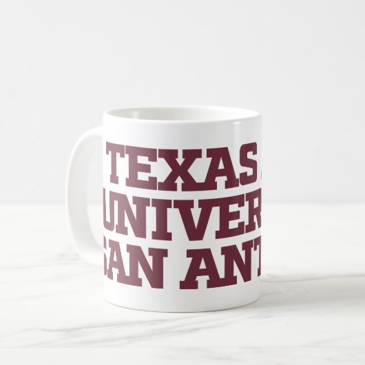 Texas A&M University - San Antonio Kaffeetasse (Vorderseite Links)